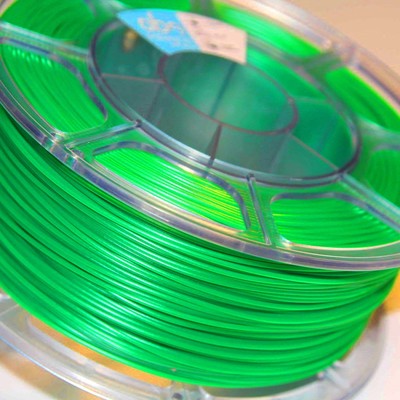 Pet-g зеленый флуоресцентный цвет 1.75мм